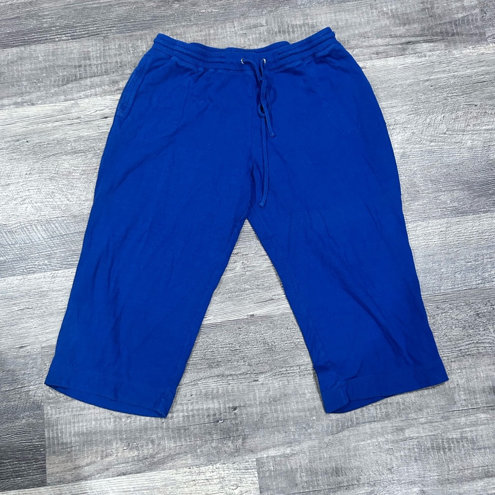 Liz Claiborne Royal Blue Capris